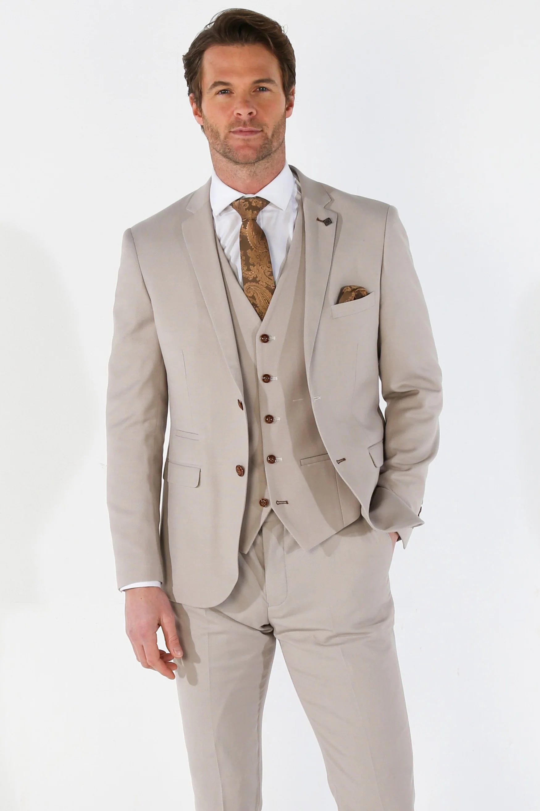 34" Jacket 28" Trousers, 36" Jacket 30" Trousers, 38" Jacket 32" Trousers, 40" Jacket 34" Trousers, 42" Jacket 36" Trousers, 44" Jacket 38" Trousers, 46" Jacket 40" Trousers, 48" Jacket 42" Trousers, 50" Jacket 40" Trousers, 50" Jacket 42" Trousers, 50" Jacket 44" Trousers, 52" Jacket 42" Trousers, 52" Jacket 44" Trousers, 52" Jacket 46" Trousers, 54" Jacket 44" Trousers, 54" Jacket 46" Trousers