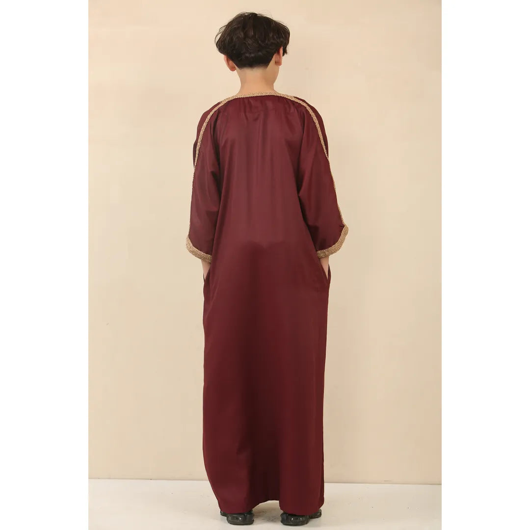 HM63-kids_thobe_Maroon-Gold_32, HM63-kids_thobe_Maroon-Gold_34, HM63-kids_thobe_Maroon-Gold_36, HM63-kids_thobe_Maroon-Gold_38, HM63-kids_thobe_Maroon-Gold_40, HM63-kids_thobe_Maroon-Gold_42, HM63-kids_thobe_Maroon-Gold_44, HM63-kids_thobe_Maroon-Gold_46, HM63-kids_thobe_Maroon-Gold_48, HM63-kids_thobe_Maroon-Gold_50